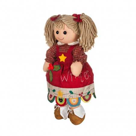 Bambola My Doll Winter Rossa Con Fiori shop online Bambola My Doll Winter Rossa Con Fiori shop online