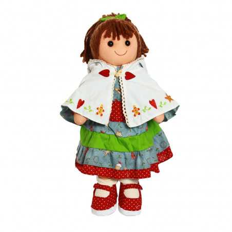 Bambola My Doll Janette Gonna a Rouche Verde&Celeste con Bambola My Doll Janette Gonna a Rouche Verde&Celeste con