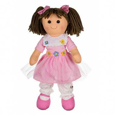 Bambola My Doll Katy Scarpa Fissa Rosa Pettorina e Cintura con