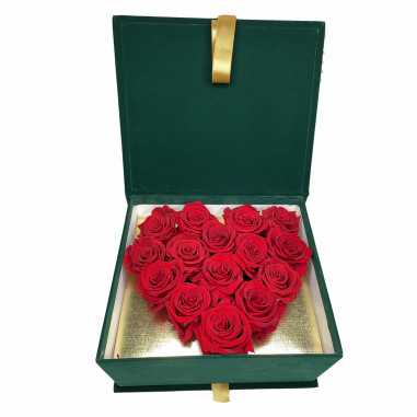 Box con Rose Stabilizzate Apertura a Libro shop online