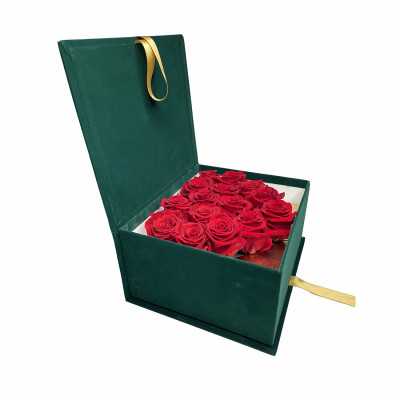 Box con Rose Stabilizzate Apertura a Libro shop online 2
