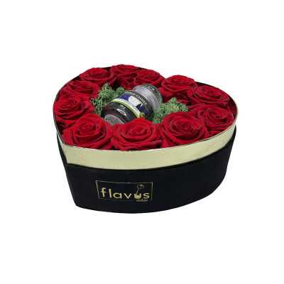 Box Cuore Con Yankee Candle Rose Stabilizzate shop online 2