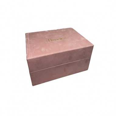 Box Velluto Rosa con 15 Rose Stabilizzate shop online