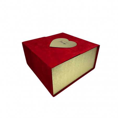 Box Grande 12 Rose Vere e Biscotto Love shop online