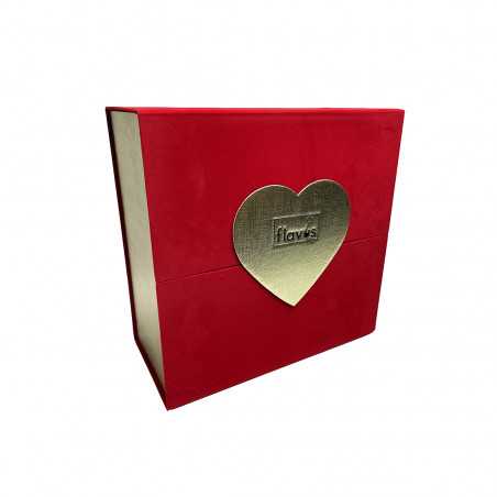 Box Grande 12 Rose Vere e Biscotto Love shop online
