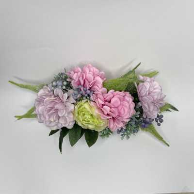 Vaso Ovale con fiori artificiali shop online 2
