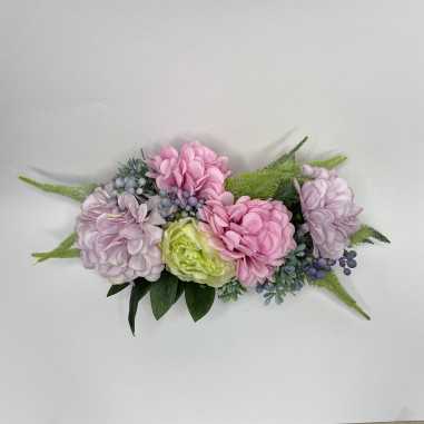 Vaso Ovale con fiori artificiali shop online