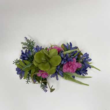 Vaso Ovale con fiori artificiali shop online