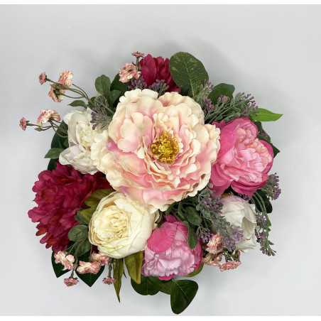 Vaso Quadrato con fiori artificiali shop online