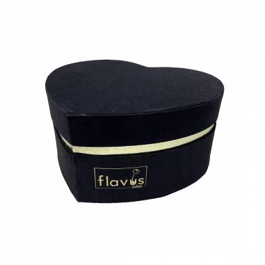 Box Cuore Velluto Rose Vere