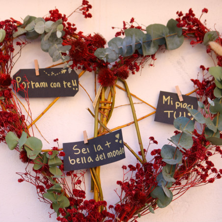 Cuore Con Essiccato Eucalipto shop online